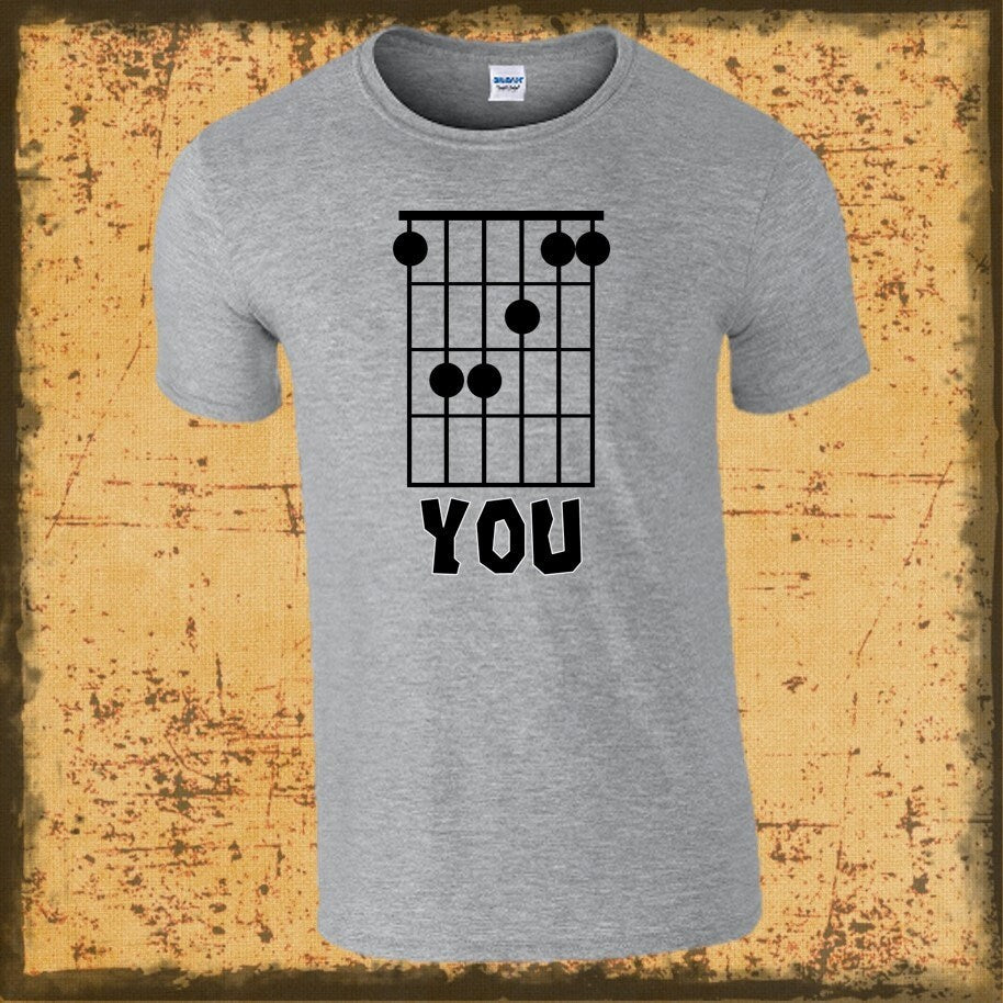 F You Guitar Chord T-Shirt: Rude Musician Gift