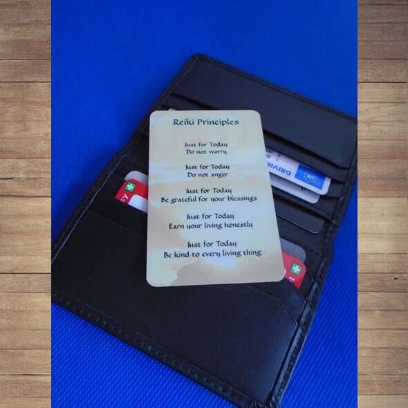 Personalised Keepsake Durable Aluminium Mini Card for Wallet/Purse Insert