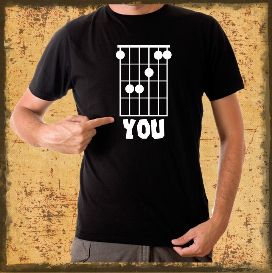 F You Guitar Chord T-Shirt: Rude Musician Gift