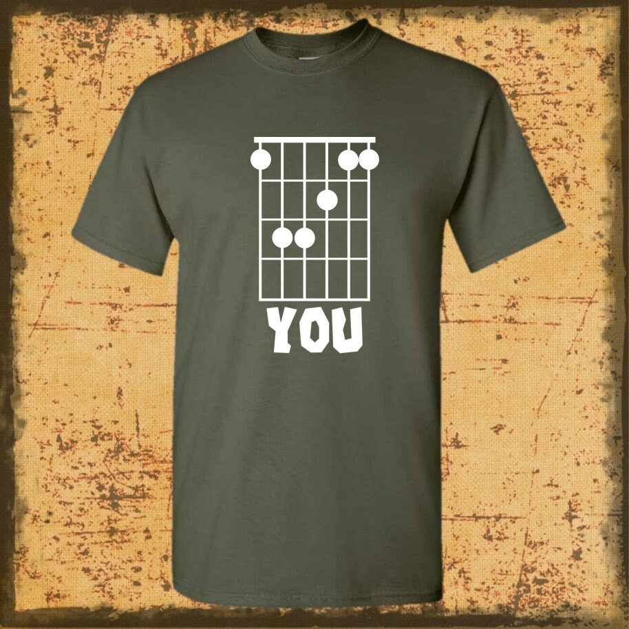F You Guitar Chord T-Shirt: Rude Musician Gift