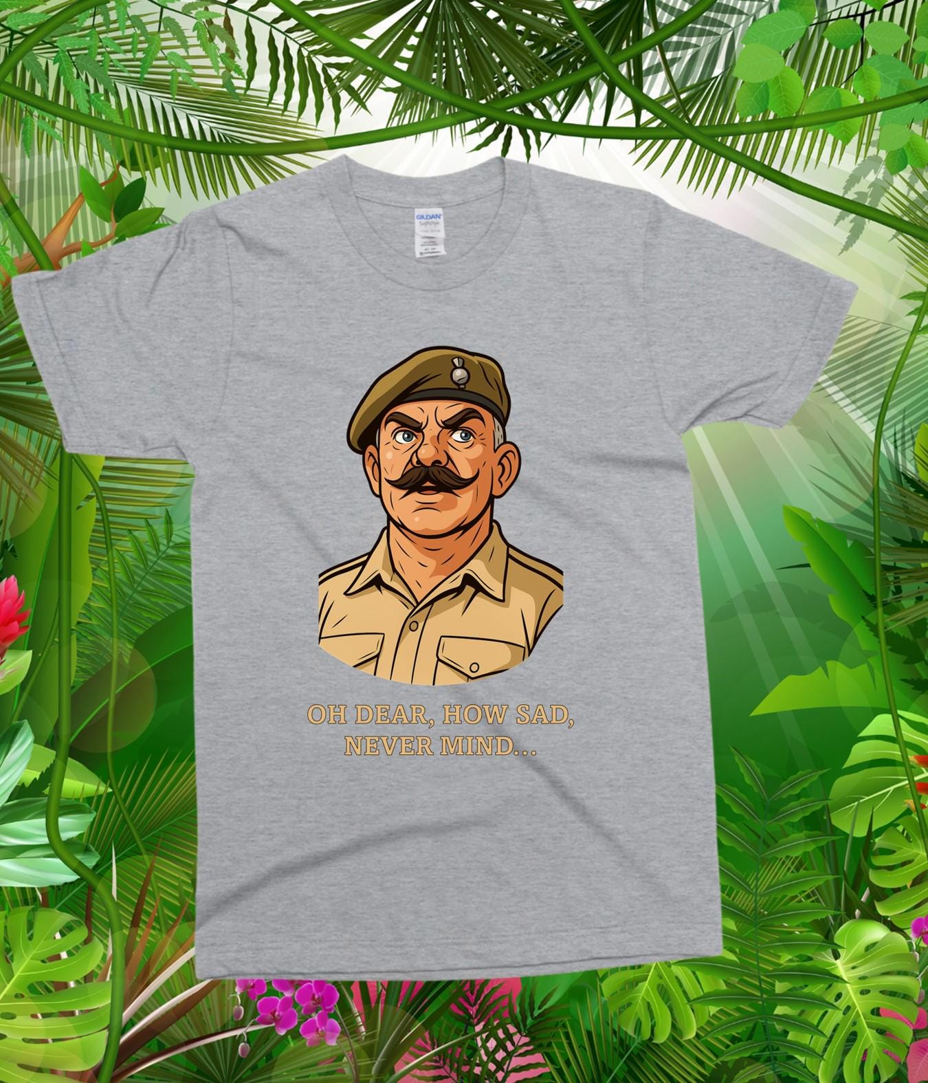 Windsor Davies “Oh Dear How Sad Never Mind” T‑Shirt | Classic British Comedy Tee