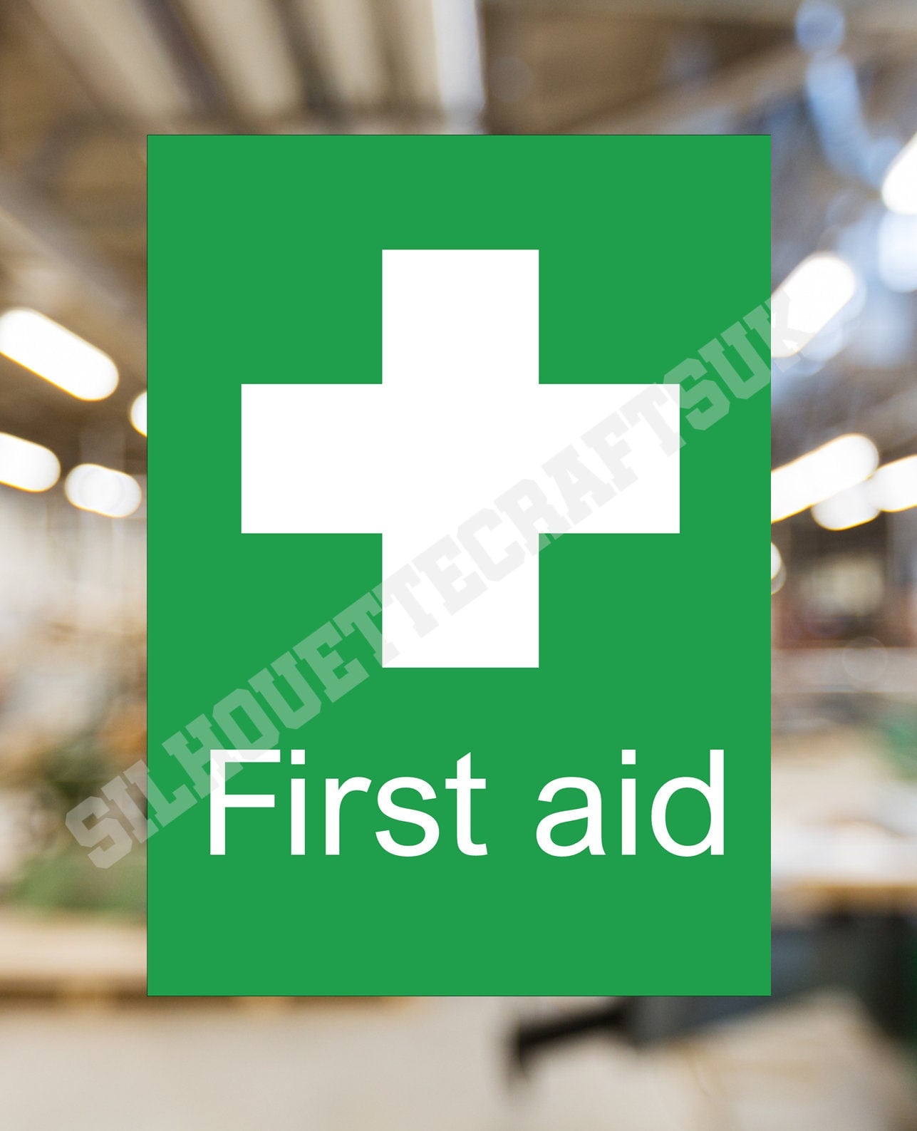 Health & Safety Metal Sign - First Aid - 3 sizes available