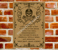 Life's A Journey Metal Poster: Garage, Shed, Man Cave Decor