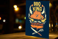 BBQ King Funny Metal Plaque/Sign BBQ, Bar, Man Cave,