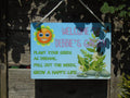 Fully Personalised Metal Garden Welcome Sign With Your Choice Of Name & Text