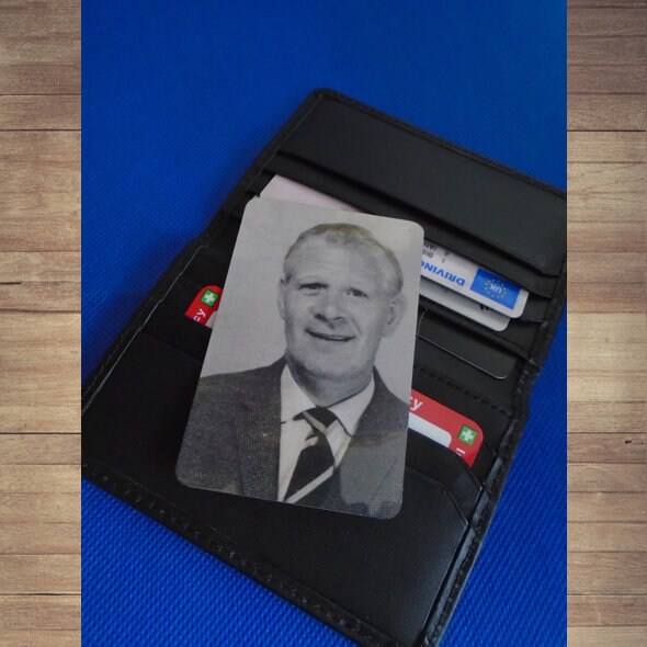Personalised Keepsake Durable Aluminium Mini Card for Wallet/Purse Insert