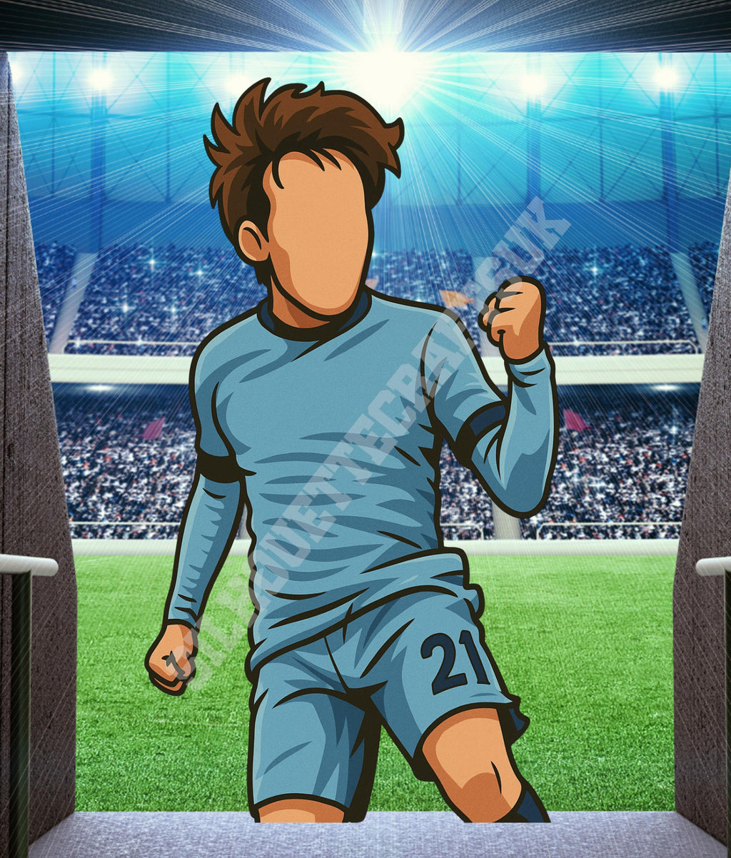 Merlin - Manchester City T-shirt - Faceless Heroes - Spanish Dave - Choice of 5 colours