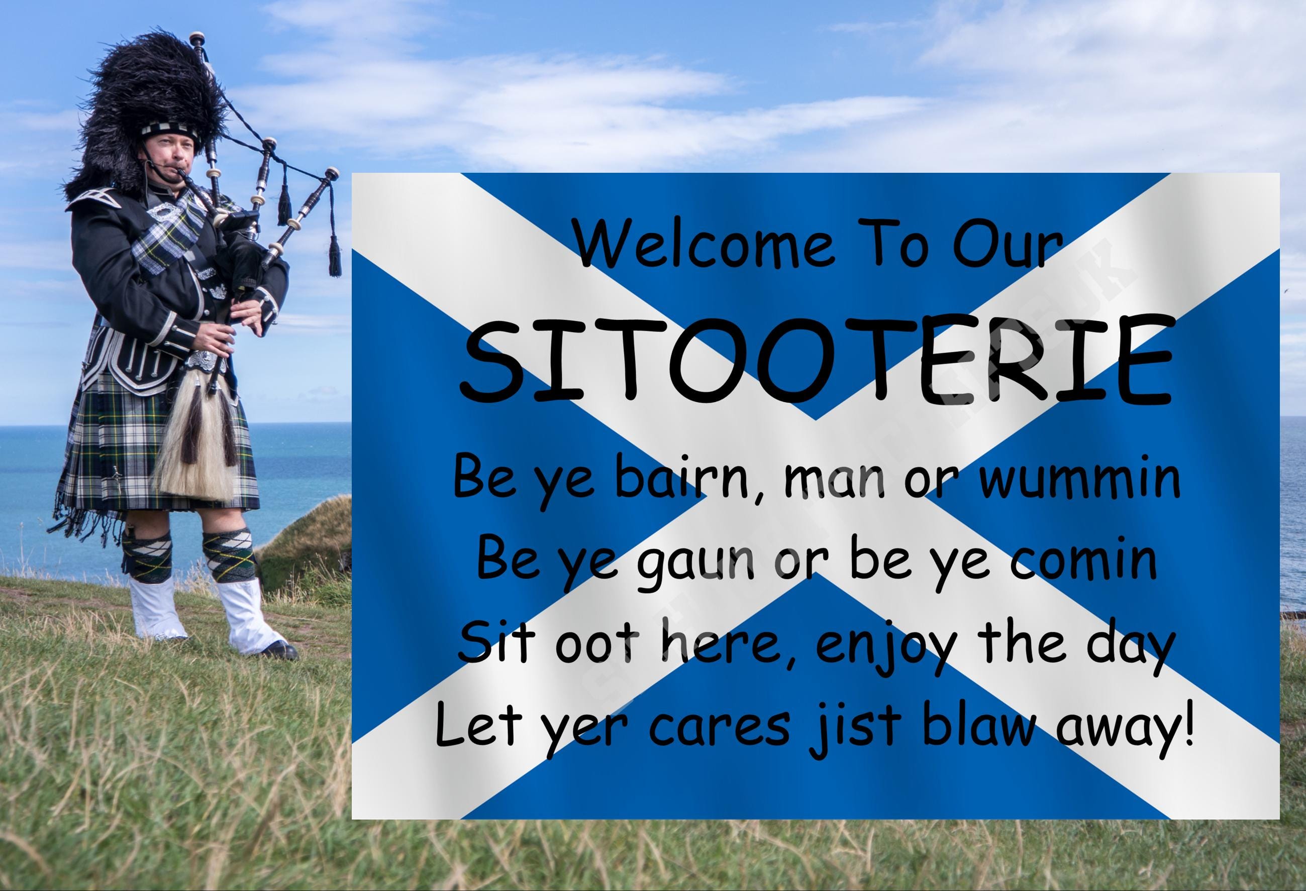 Sitooterie Metal Sign: Family Fun Welcome Plaque, Shed Decor