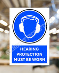 H&S Hearing Protection Must Be Worn Metal Sign - 3 sizes available