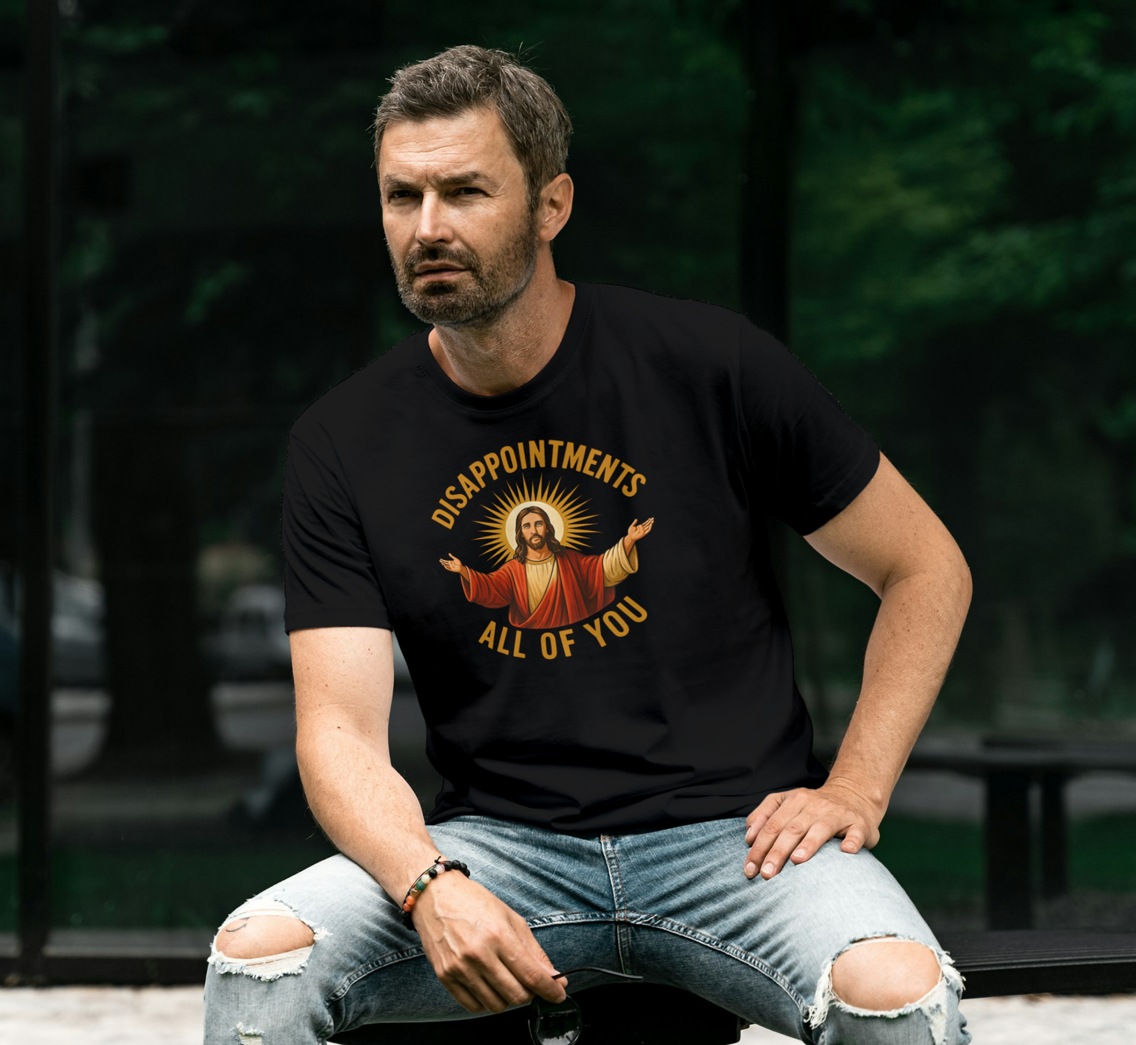 Funny Jesus T‑Shirt – “Disappointments All of You” Christian Meme