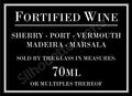 Licensing Law - Fortified Wine 70ml