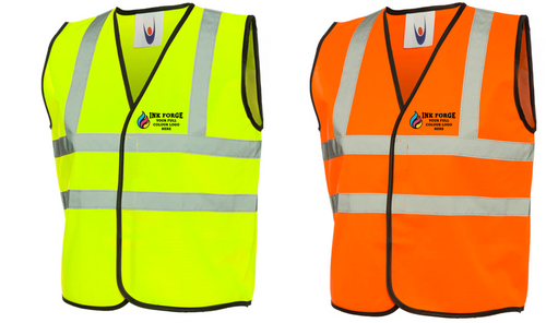Childrens Hi Vis Waist Coat