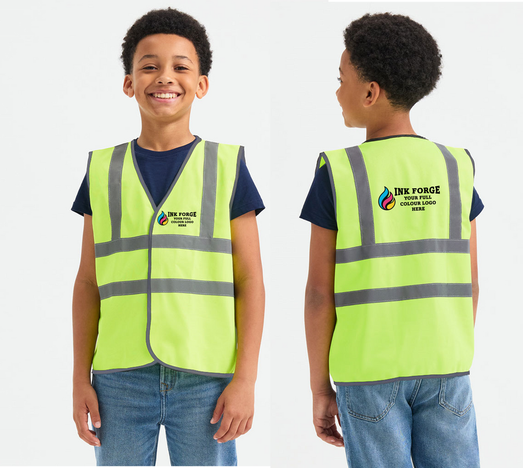 Childrens Hi Vis Waist Coat