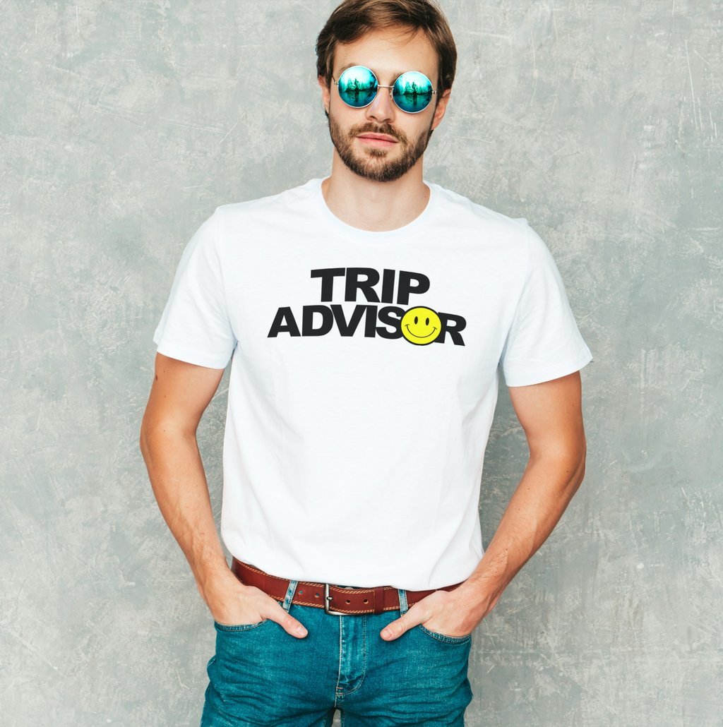 Old Skool Style, Trip Advisor, Raver DJ Festival T Shirt Mens & Ladies Sizes