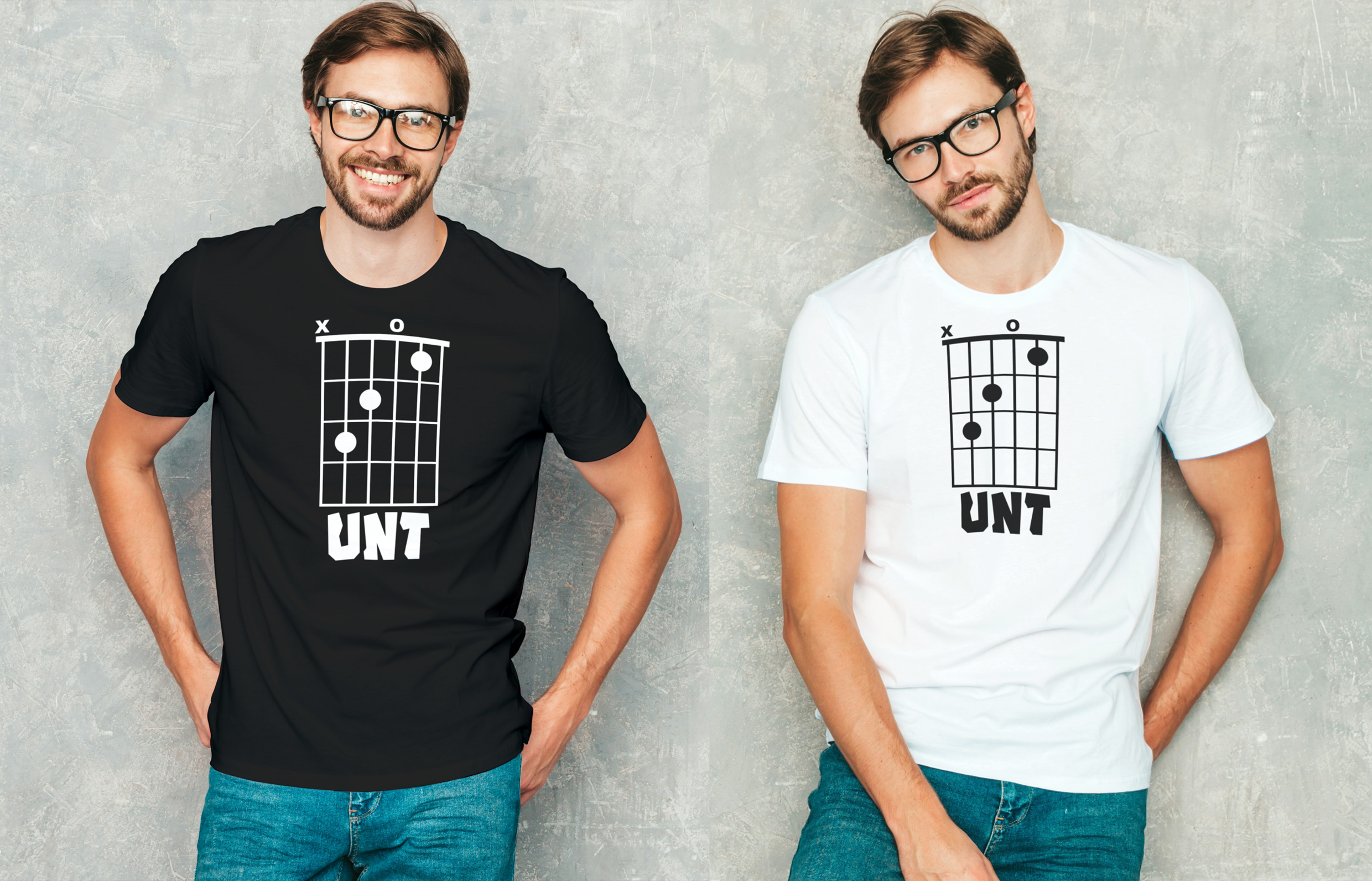 C Guitar Chord T-Shirt: Offensive Musician Gift