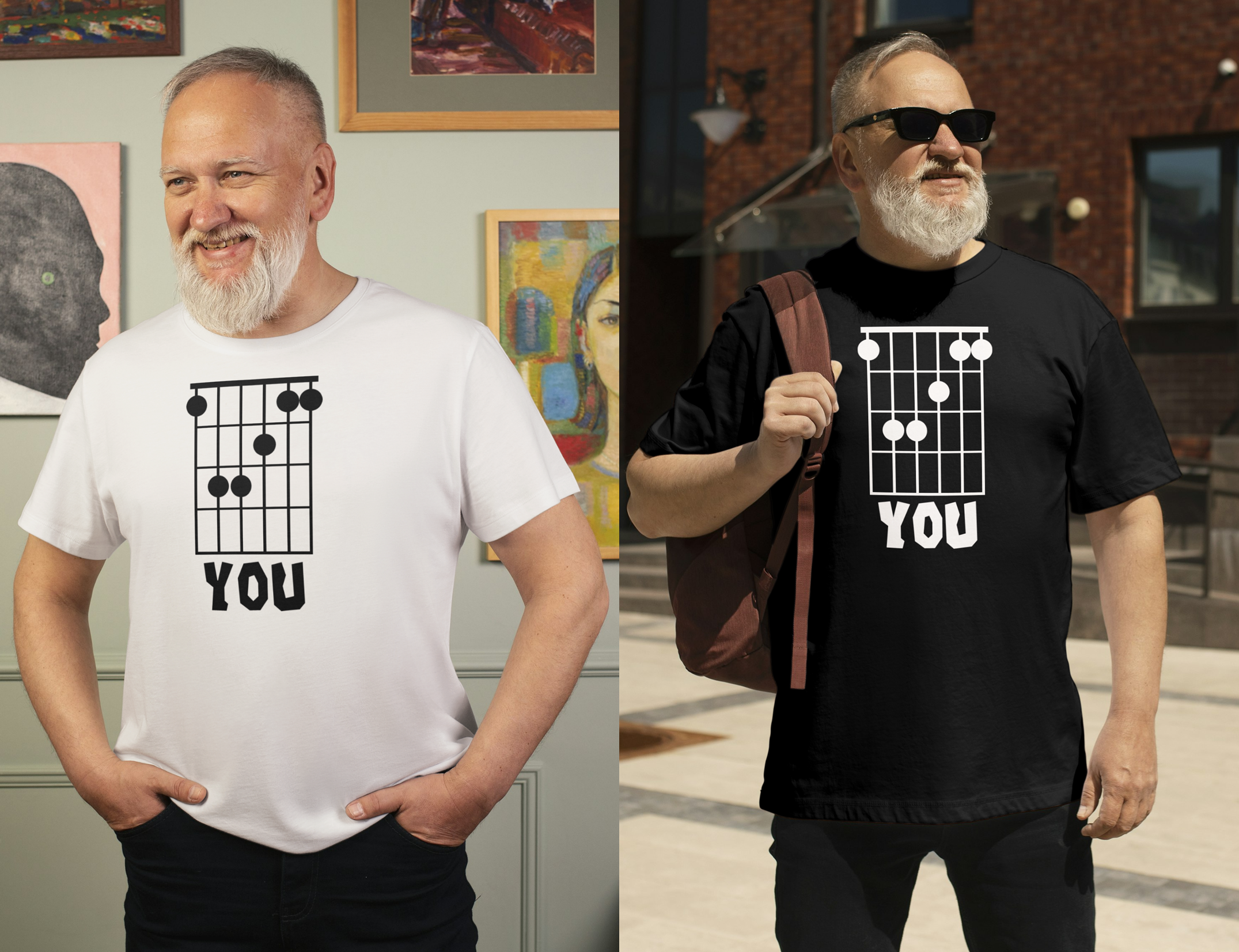 F You Guitar Chord T-Shirt: Rude Musician Gift