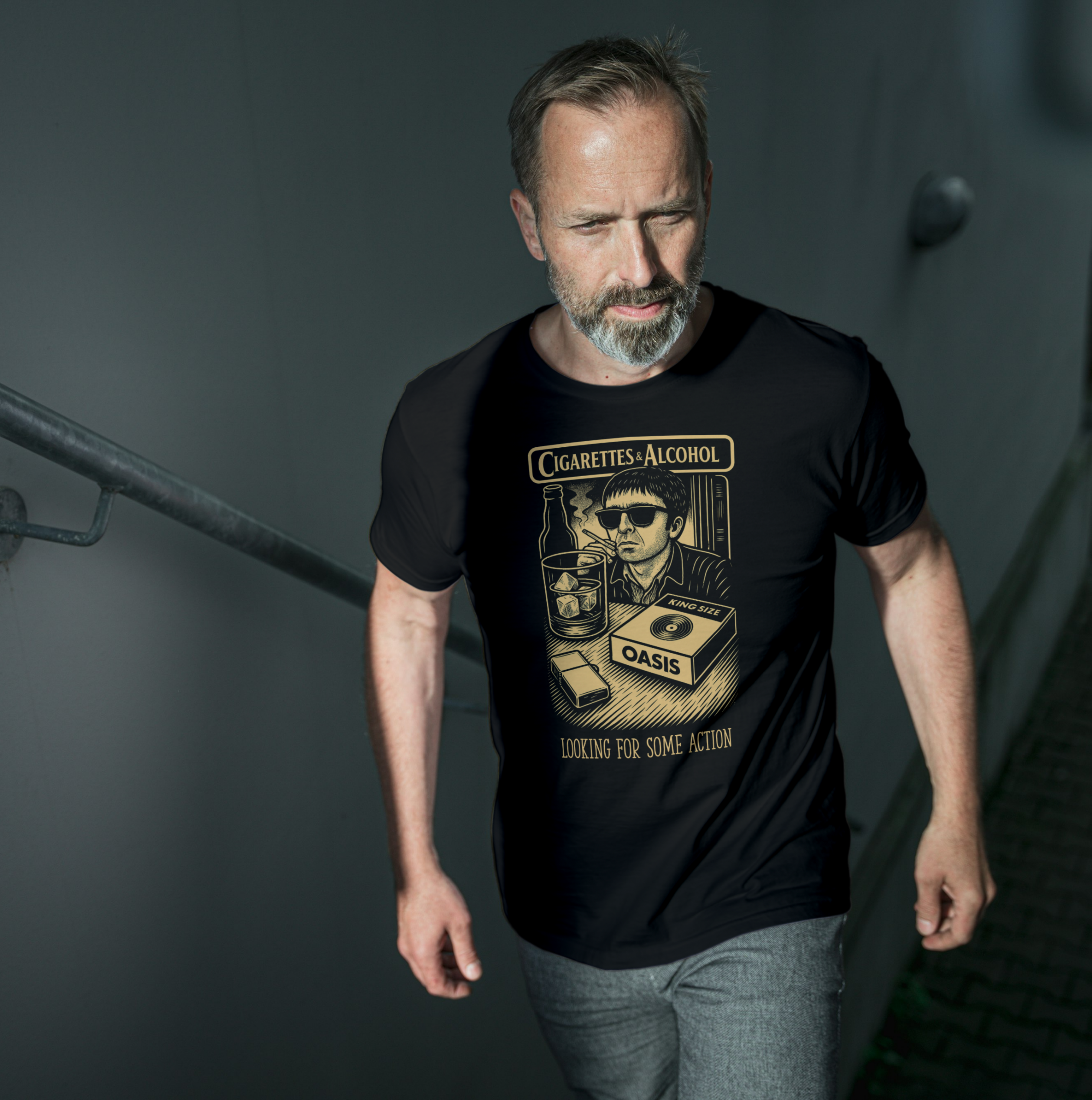 Cigarettes & Alcohol – Noel‑Inspired T‑Shirt