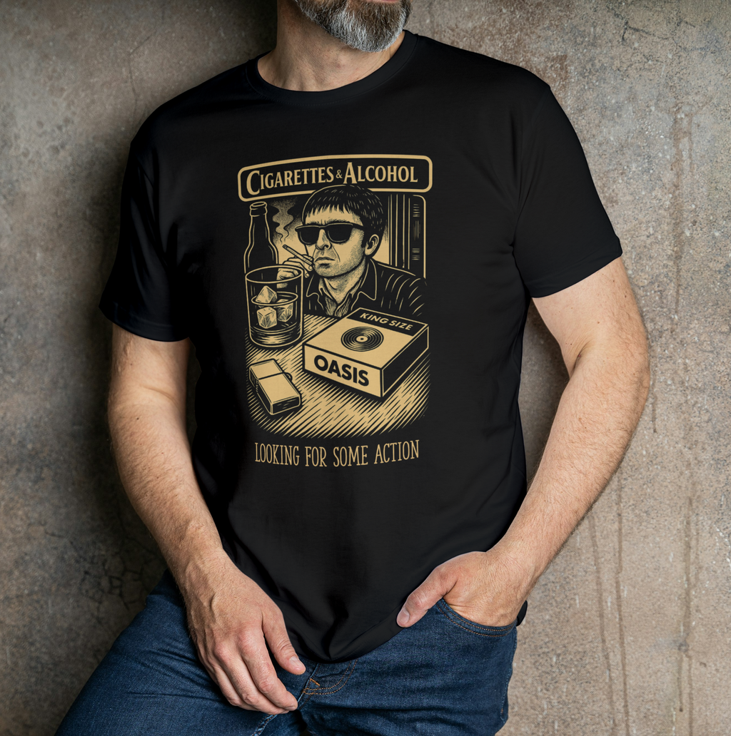 Cigarettes & Alcohol – Noel‑Inspired T‑Shirt