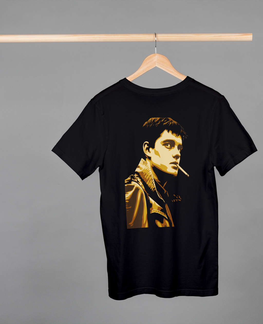 Stylised Ian Curtis Illustration T‑shirt
