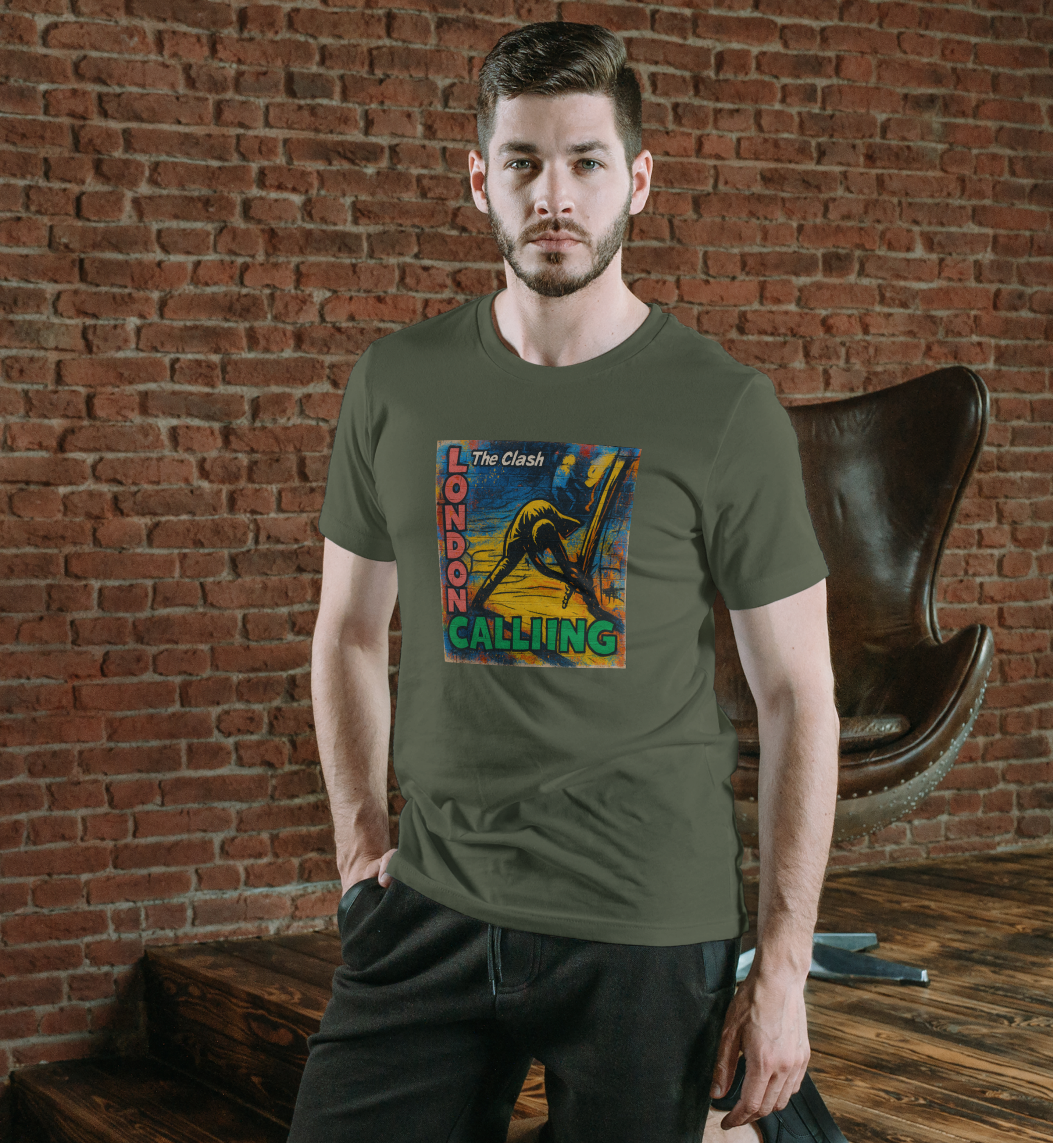 London Calling - Graffiti‑style tribute T-shirt
