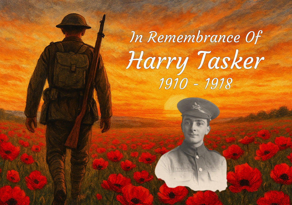 Armistice Day Weatherproof Aluminium Metal Plaque Customised With Your Words and Picture, 3 Sizes Available
