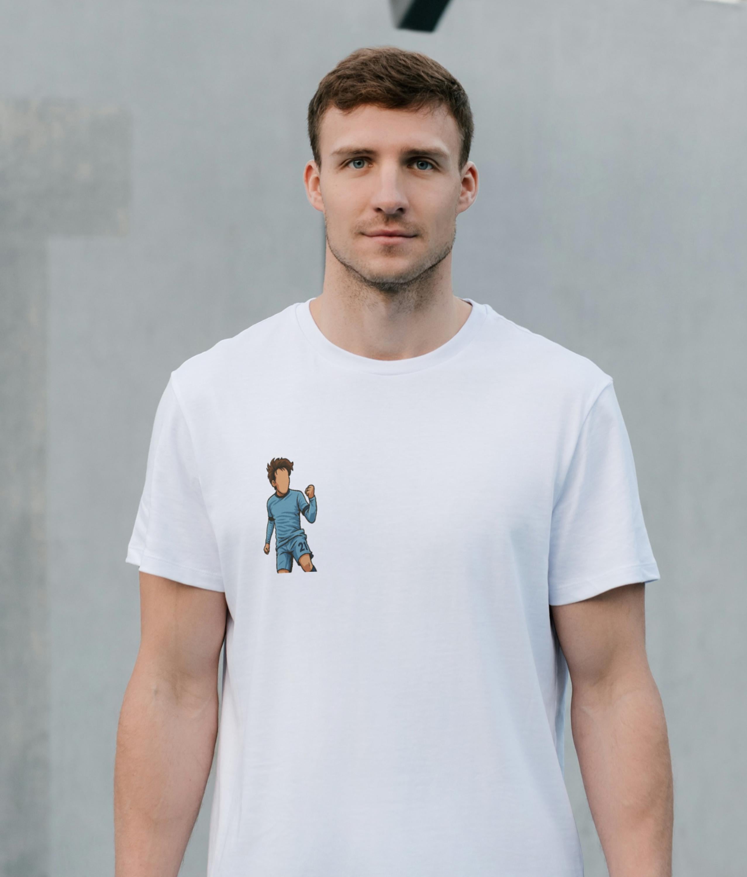Merlin - Manchester City T-shirt - Faceless Heroes - Spanish Dave - Choice of 5 colours