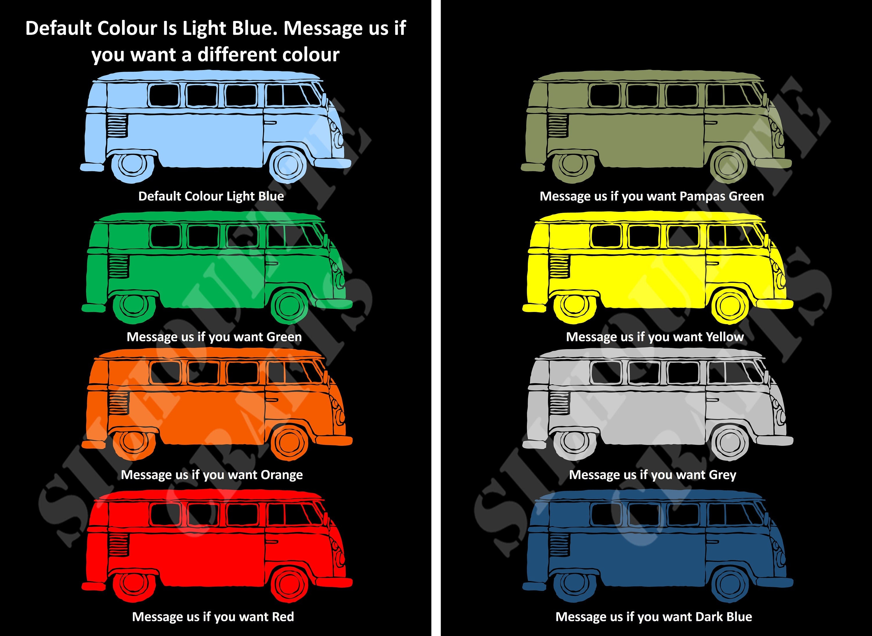 Vanlife 'Let's Get Lost' Metal Camper Sign - Custom Colors